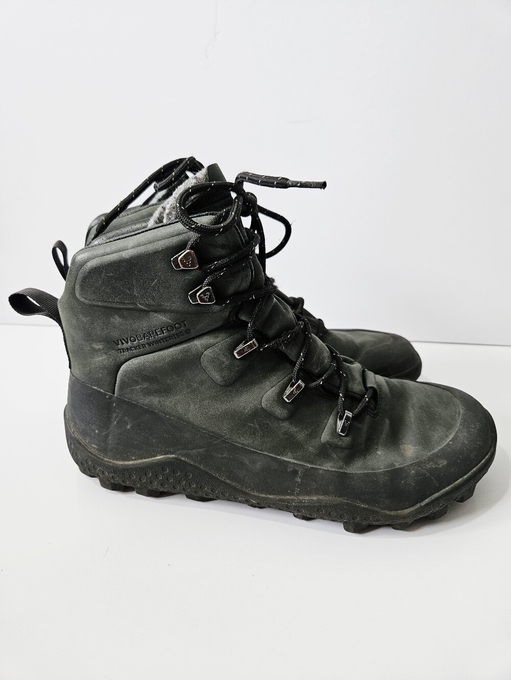 Vivo Barefoot Tracker Winter III SG Boots Size 41 US 8 Obsidian
